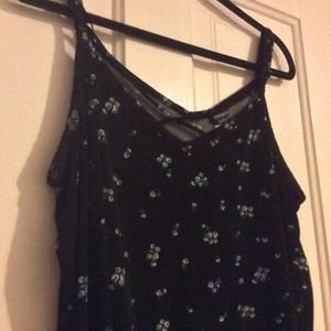 Torrid dress tank top with flower pattern